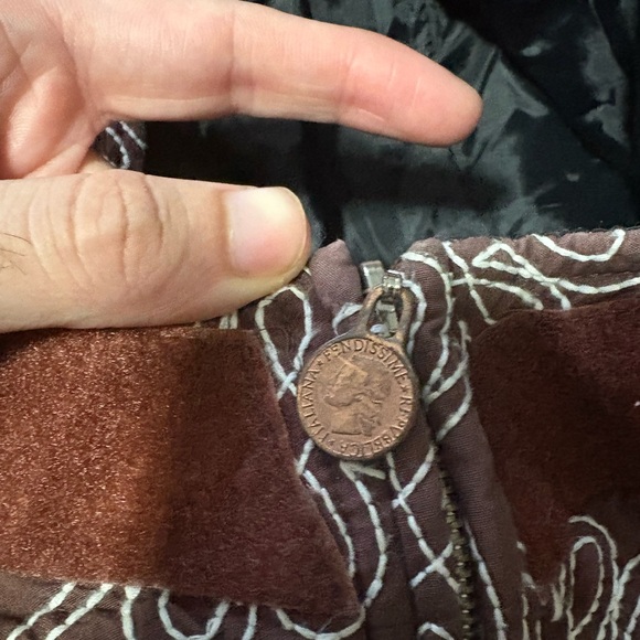 Vintage Women Fendissime By Fendi Purple Jacket Sz 42/L - Picture 7 of 13